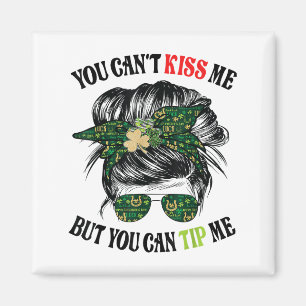 Funny St Patricks Day Waitress Barkeeper Ti Magnet