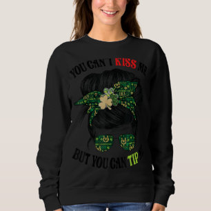 Funny St Patricks Day Waitress Barkeeper Ti Sweatshirt