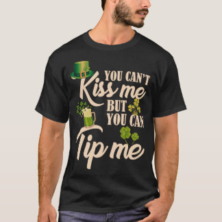 Funny St Patricks Day Waitress Barkeeper Ti T-Shirt