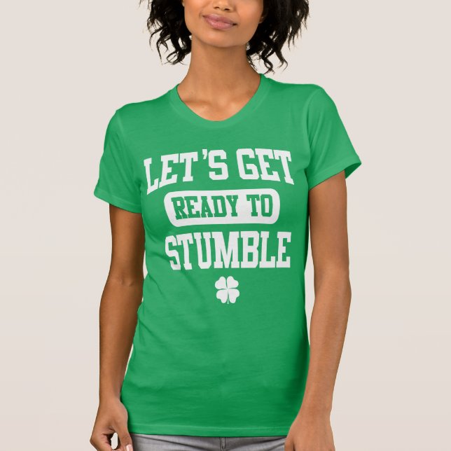 Funny St. Patrick's Day Womens Shirt (Vorderseite)