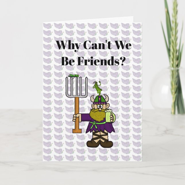Funny St. Urho's Day Friends Card Karte (Vorderseite)