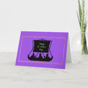 Funny St. Urho's Day Toast Grußkarte Karte