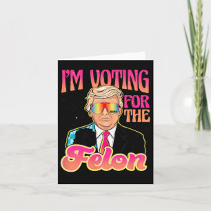 Funny Stand mit Trump Abstimmung 4 Trump 2024 Gesc Karte