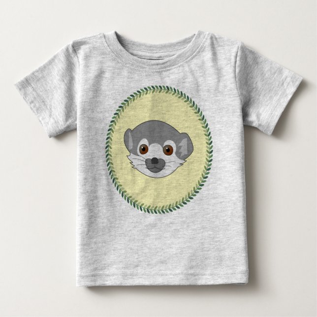 Funny starb baby lemur baby t-shirt (Vorderseite)