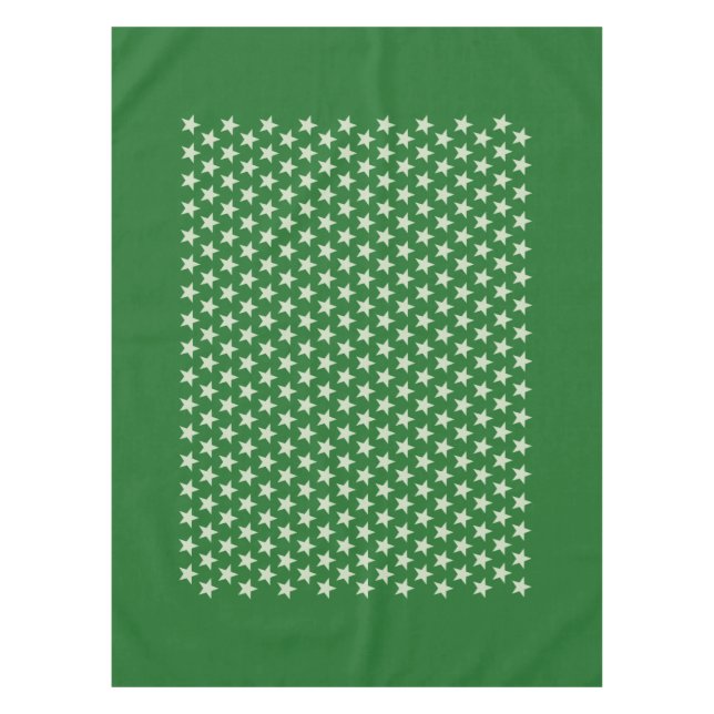 Funny Stars Pattern transparent + Ihr Hintergrund Tischdecke (Vorderseite)