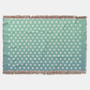 Funny Stars Pattern transparent + Ihre Idee Decke