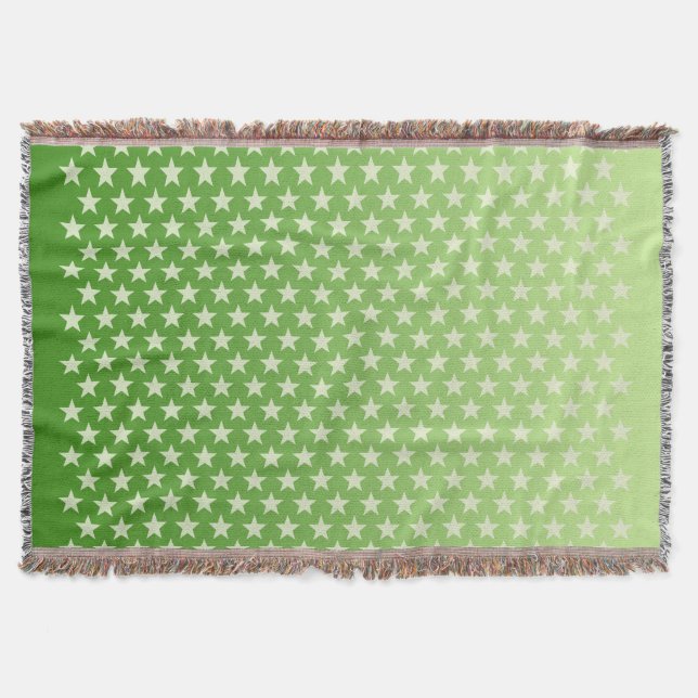 Funny Stars Pattern transparent + Ihre Idee Decke (Vorderseite)