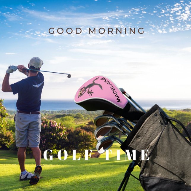 Funny Startling Lizard Individuelle Name Golf Headcover (Von Creator hochgeladen)