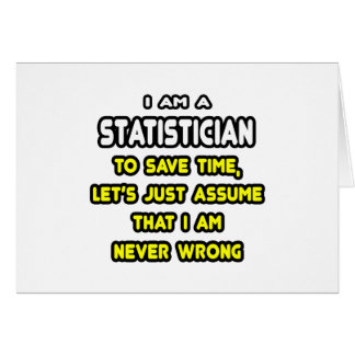 Funny Statistician T - Shirt und Geschenke