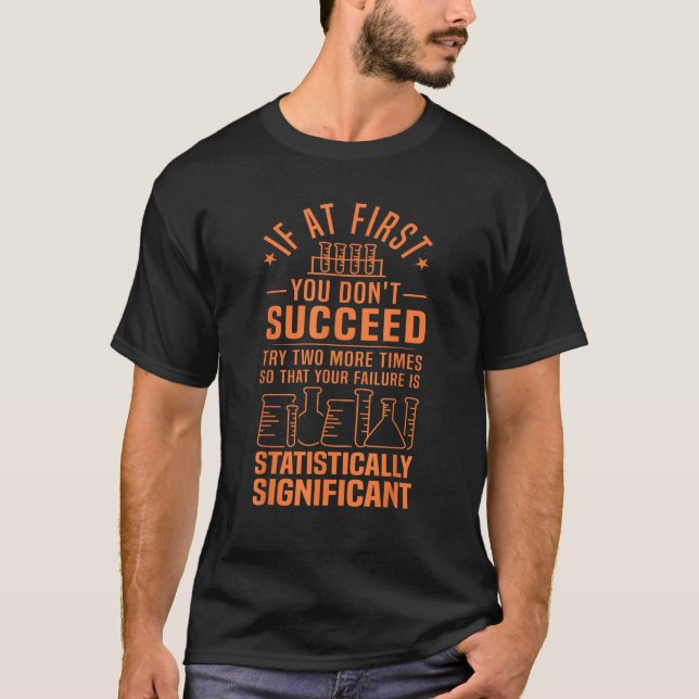 Funny Statistics Science Puft Geschenk für Männer  T-Shirt (Vorderseite)