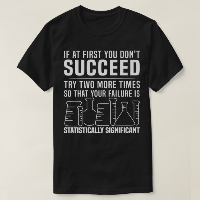 Funny Statistics Science Puft Geschenk für Männer  T-Shirt (Design vorne)