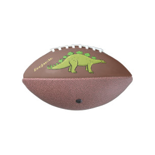 Funny stegosaurus dinosaurus Cartoon Football
