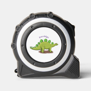 Funny stegosaurus dinosaurus Cartoon Maßband