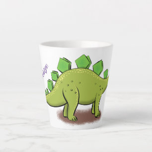 Funny stegosaurus dinosaurus Cartoon Milchtasse