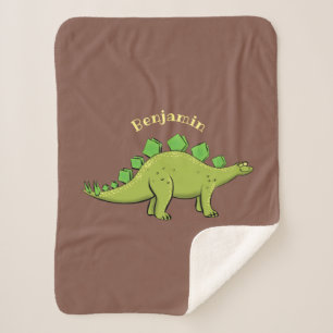 Funny stegosaurus dinosaurus Cartoon Sherpadecke