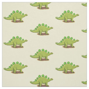 Funny stegosaurus dinosaurus Cartoon Stoff