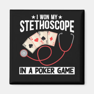 Funny Stethoscope Joke Nurse Doctor Hospital Spaß Magnet