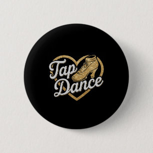 Funny Stich Dance für Stechend Tänzer Dance Jm Bla Button