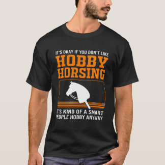 Funny Stick Pferde Smart People Hobby Horsing Pomm T-Shirt