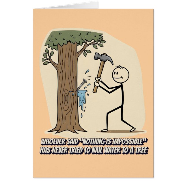 Funny stickman slogan (Vorne)