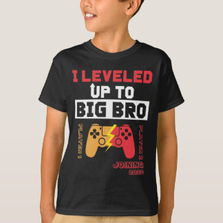 Funny stieg bis zum großen bro 2022 Gamer Brother T-Shirt