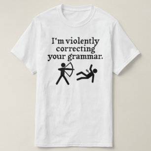 Funny "Stille Korrektur eures Grammatikrauts" Spoo T-Shirt