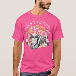 Funny Stinky Kittens Skunk Lover Skunks Fans T-Shirt