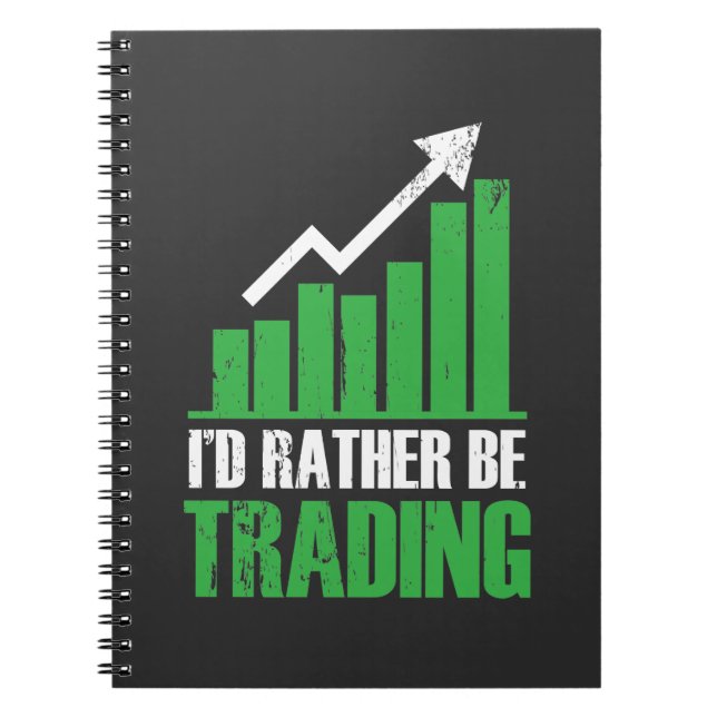 Funny Stock Market Trader Investor Notizblock (Vorderseite)