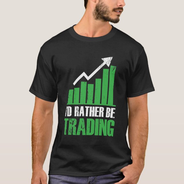 Funny Stock Market Trader Investor T-Shirt (Vorderseite)