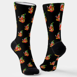 Funny Stolz Feuerwehrmann Chili on Fire gibt Thumb Socken