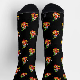 Funny Stolz Feuerwehrmann Chili on Fire gibt Thumb Socken