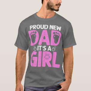 Funny Stolz neues Dad Geschenk für Männer Vatertag T-Shirt