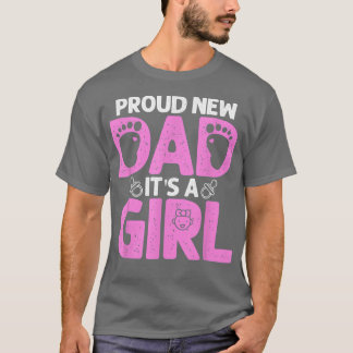 Funny Stolz neues Dad Geschenk für Männer Vatertag T-Shirt