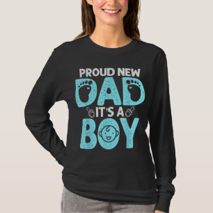 Funny Stolz neues Dad Geschenk für Männer Vatertag T-Shirt