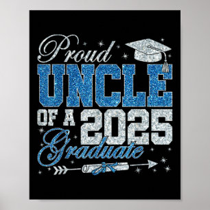 Funny Stolz Onkel eines Graduate Family Gradua 202 Poster