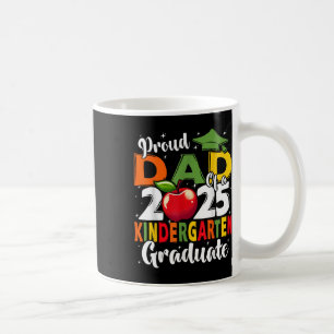 Funny Stolz Vater einer Cl of 2025 Kindergarten Gr Kaffeetasse