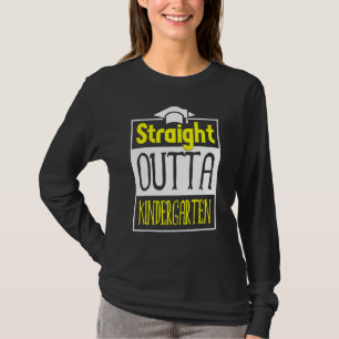 Funny Straight Outdoor Kindergarten Abschluss T-Shirt