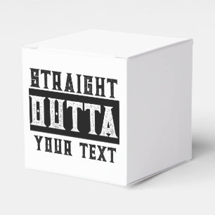 Funny 'Straight Outta Your Text' Geschenkschachtel