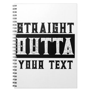 Funny 'Straight Outta Your Text' Notizblock
