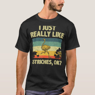 Funny Strauß Design für Männer Frauen Kinder Strau T-Shirt
