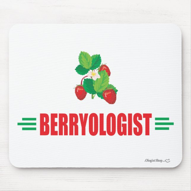 Funny Strawberries Mousepad (Vorne)