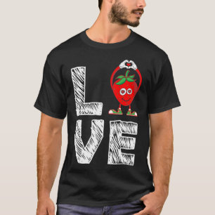 Funny Strawberry Fruit Lover Eater - I Liebe Straw T-Shirt