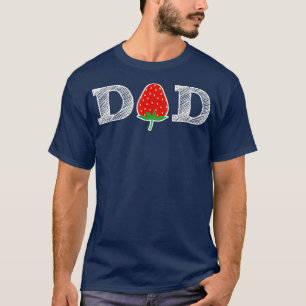 Funny Strawberry Vater Frucht Geschenk Berry Vater T-Shirt