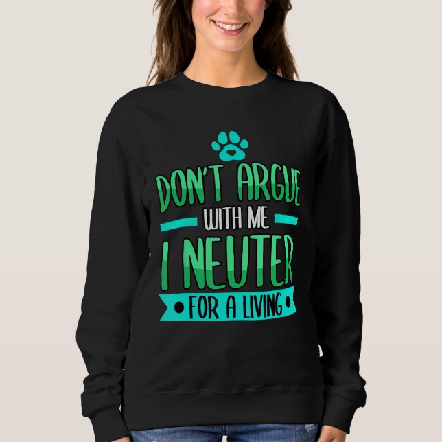 Funny streite nicht mit mir, ich brauche einen Leb Sweatshirt (Vorderseite)
