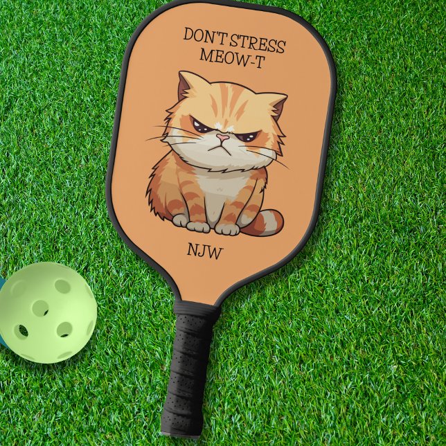 Funny Stress MEOW-T Pickleball Schläger (Von Creator hochgeladen)