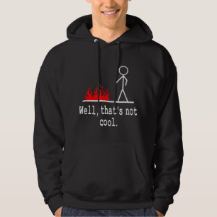 Funny Strichmännchen Man Sarcastic Pun Nun, das is Hoodie