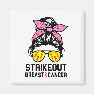 Funny Striout Breast Cancer Awareness Software Magnet
