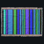 Funny Stripes farbig IV   Ihre Hintergrundfarbe Decke<br><div class="desc">Hintergrund Streifen Muster von EDDA Fröhlich / EDDArt | Grundlegend: ungefärbte oder farbige Formen für Farbliebhaber | Sie vermissen andere Farben oder Produkte mit diesem Design ? Kontaktieren Sie mich: contact@eddart.de</div>