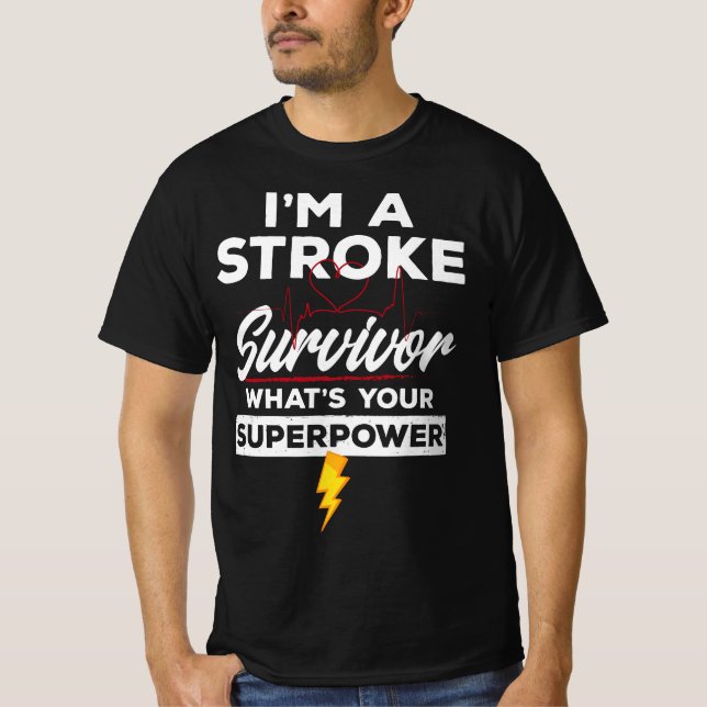 funny stroke survivor - I'm A Stroke Survivor  T-Shirt (Vorderseite)