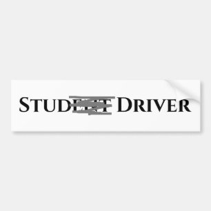 Funny Student Driver Autoaufkleber